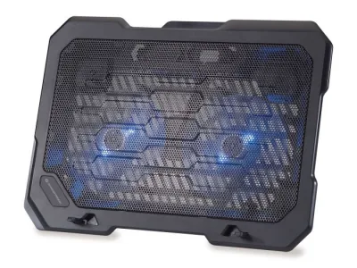 Conceptronic THANA01B Base di Raffreddamento per Notebook 15.6" 2 Ventole Black