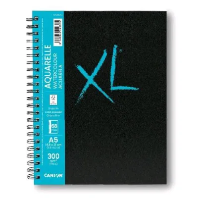 Canson XL Books Blocco da Disegno 148X210 mm 40 Fogli Grana Fine Bianco