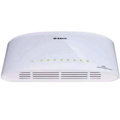D-Link DGS-1008D Switch 8 Porte LAN RJ-45 10/100/1000 White Garanzia Italia