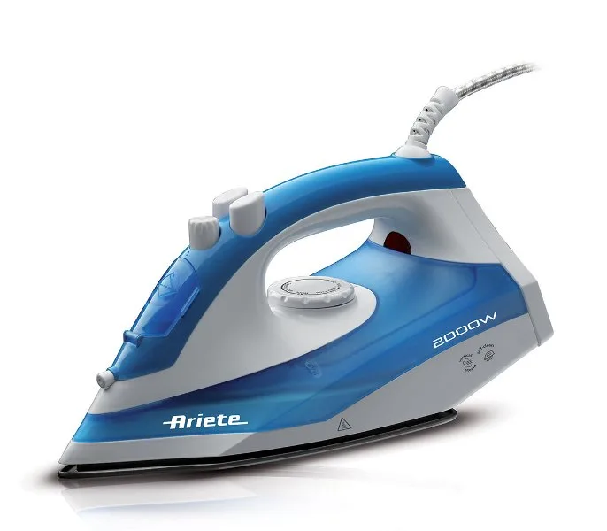 Ariete Steam Iron 2000 Ferro da Stiro a Vapore 2.000 W 0,25 l Bianco Blu