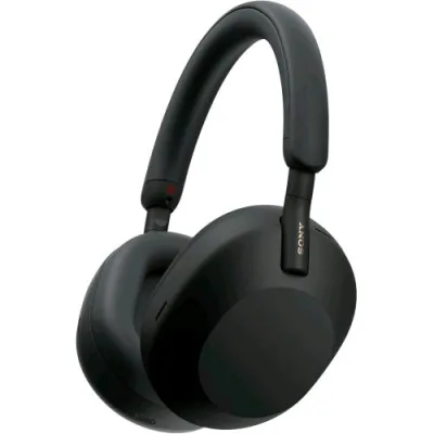 SONY WH-1000XM5SA Cuffie Premium Mobide Noise Cancelling Wireless, Bluetooth, Chiamate Nitide, Audio Hi-Res, fino a 30 Ore di Autonomia, Compatibili con Ios e Android Alexa Google Siri Nero
