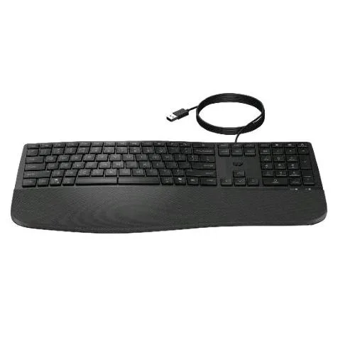 HP 480 Comfort Wired Keyboard Tastiera USB-A Tasti Programmabili Inclinazione Regolabile Cavo 1.5 m Nero