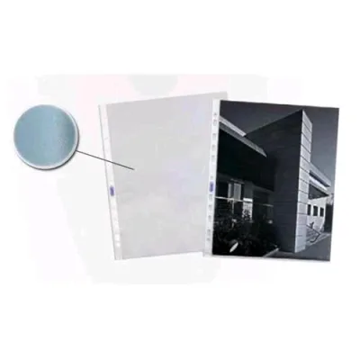 Favorit Linear Buste con Foratura Universale in PP CM 22X30 A4 Buccia D'arancia Trasparente Conf 100 Pz.