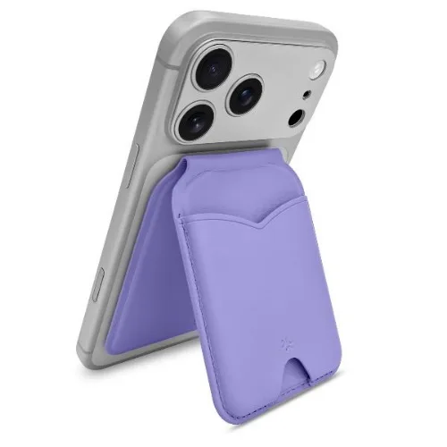 Celly Card Holder Portacarte con Specchio Magsafe Supporto in Posizione Verticale