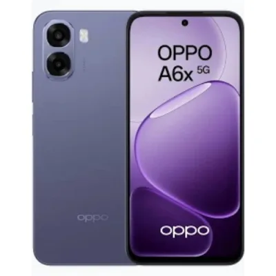 OPPO A6X Dual SIM 5G ai 6.75" Octa Core 128GB RAM 4GB 5G Italia Black Purple