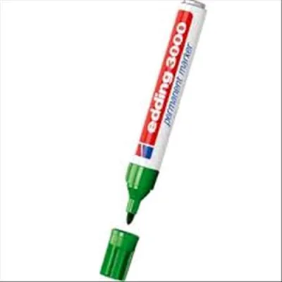 Edding E3000 Marcatore Permanente Punta Conica 1.5/3 mm Verde Conf 10 Pz.