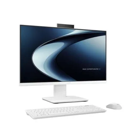 ASUS Expertcenter P400 P440VAES-WPC007X All in One 23.8" Intel Core 5 210H RAM 16GB-SSD 1TB NVMe-Intel UHD Graphics-Wi-Fi 7 + Gigabit LAN-Web Cam Altoparlanti-Tastiera e Mouse Wireless-Win 11 Prof Bianco (90PT03X7-M0BP20)