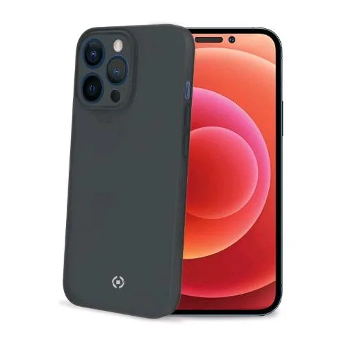 Celly Space Apple iPHONE 14 Pro Cover in Tpu con Pulsanti Rinforzati Black