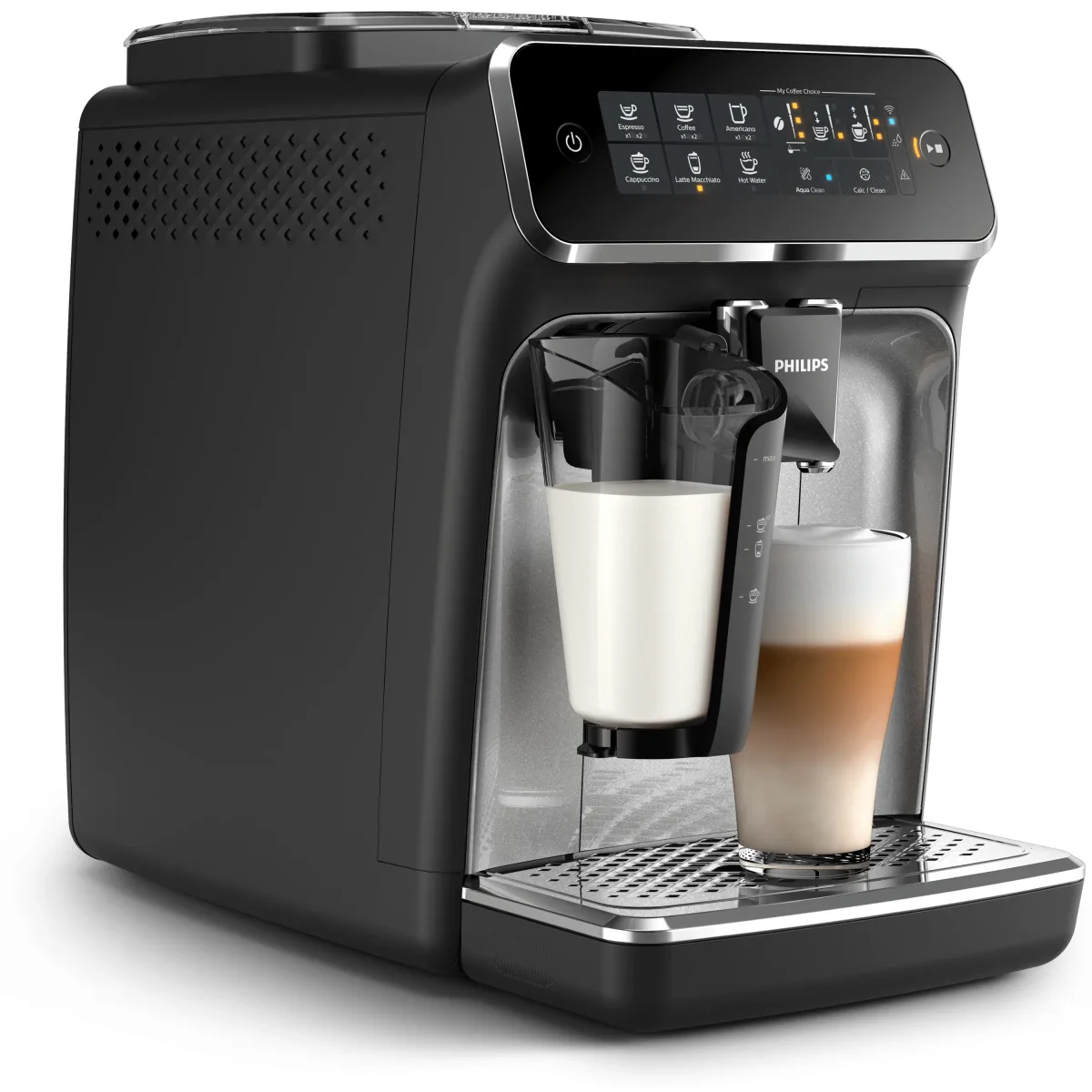 MACCHINA PER CAFFE SERIE 3 NERO PHILIPS AUTOMATICA EP3546/70 LATTEG