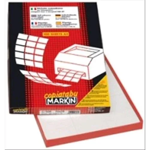 Markin 210C542 Conf 600 Etichette Autoadesive 148.5X70 mm Colore Bianco Finitura Opaca