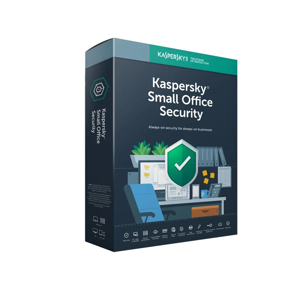 ANTIVIRUS KASPERSKY KSOS 5U+1SV1YV8 SOS 8 5U + 1SER 1Y V8