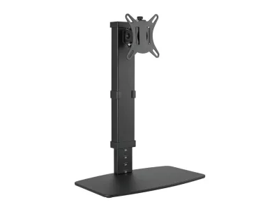 Equip 650126 Staffa per Monitor 17"-32 Indipendente Allungabile Verticalmente Supporta fino a 8kg Vesa fino a 100X100 Balck