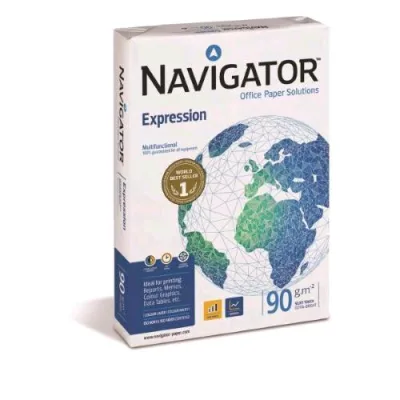Navigator Expression Risma da 500 Fogli 90 g 21 x 29.7 cm A4 Bianco Conf 5 Pz.