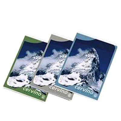 Pigna Cervino Blocco A4 50 g Quadretti 5M Colori Assortiti 50 Fogli Conf 10 Pz.