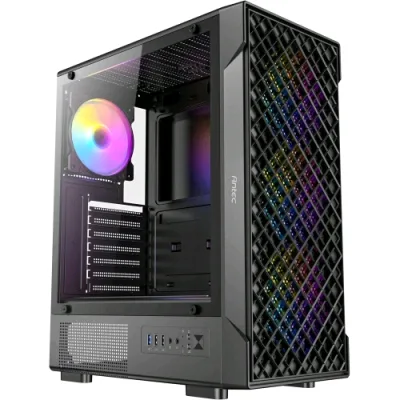 Antec VX-320 ARGB Case Midi Tower Pannello Laterale Vetro Temperato ATX/mATX/Mini-Itx 4 Ventole ARGB Nero