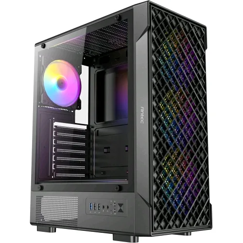 Antec VX-320 ARGB Case Midi Tower Pannello Laterale Vetro Temperato ATX/mATX/Mini-Itx 4 Ventole ARGB Nero