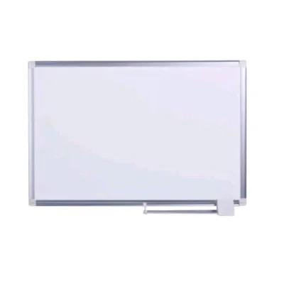 Bi-Office Maya New Generation Lavagna Magnetica Smaltata 90X60 cm Cornice in Alluminio con Vassoio Portapenne Bianco