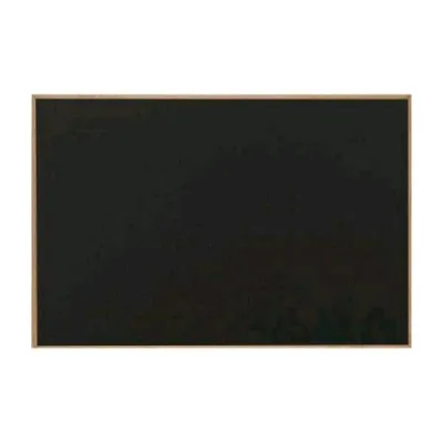 Bi-Office New Basic Lavagna per Gessetti in Ardesia 88.5X58.5 cm Cornice Pino con Vassoio Portapenne Gessi e Supporti per Fissaggio