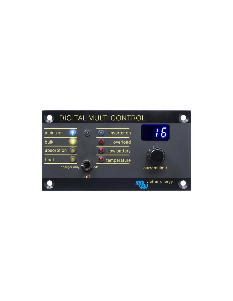 Pannello di controllo Digital Multi Control 200/200A Multi/Quattro Victron Energy - REC020005010