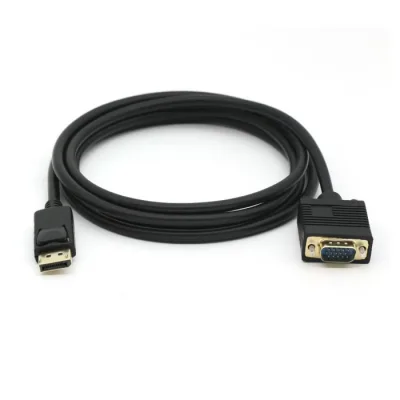 Equip Cavo Adattatore da Displayport a VGA Maschio-Maschio Supporta Risoluzione Video fino a 1920 x 1200 2 m Nero