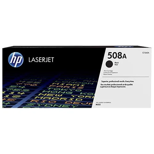 HP 508A Toner Nero per Stampanti Laser HP 6.000PG (CF360A)
