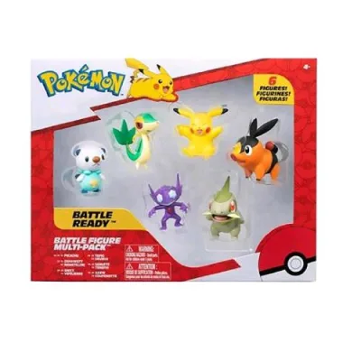 Rei Toys Pokemon Battle Ready Serie ASS.4 Confezione Deluxe con 6 Personaggi