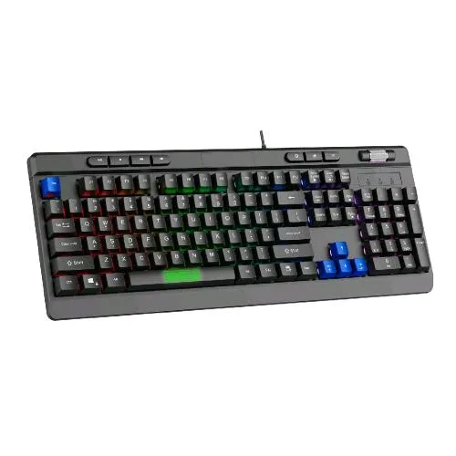Celly Sparco Tastiera Gaming Cablata Stealth RGB Tasti Anti-Ghosting Grey