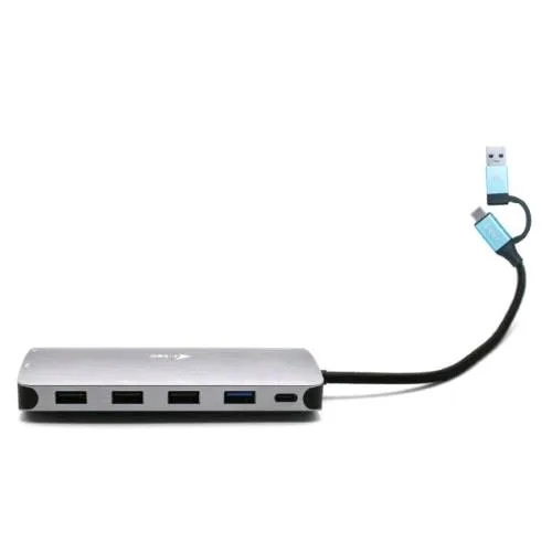 I-TEC Docking Station USB 3.0 USB-C/TB3 3X M.nanod+LANPD100W Grigio