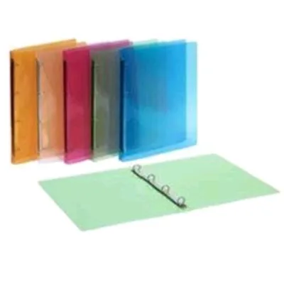 Favorit Lumina Raccoglitore 4 Anelli Tondi da 15mm in PP 320X260 mm A4 Colori Assortiti