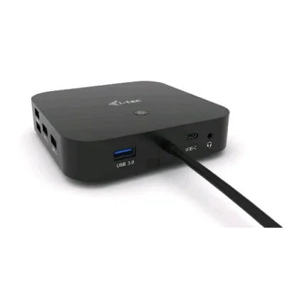 I-TEC Docking Station USB-C Dual Display con Power Delivery 100 W Black