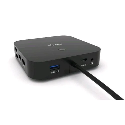 I-TEC Docking Station USB-C Dual Display con Power Delivery 100 W Black