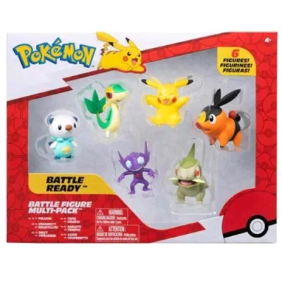 Rei Toys Pokemon Battle Ready Set Deluxe 6 Personaggi Assortiti