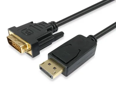 Equip Cavo e Adattatore Video Display Port a DVI-D Supporta Risol.video fino a 1920X1200 2 m Nero