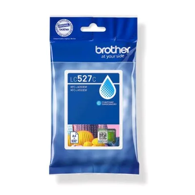 Brother LC-527C Cartuccia Ink Ciano per MFCJ4350DW 900 Pagine