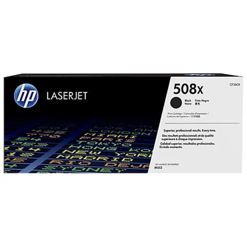 HP 508X Toner Nero per Stampanti Laser HP 12.500PG (CF360X)