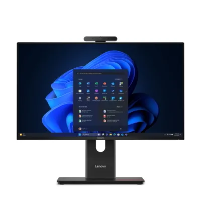 Lenovo ThinkCentre M70A Gen 6 All in One 23.8" Intel Core Ultra 5 225T RAM 16GB-SSD 512GB NVMe-Intel Graphics-Wi-Fi 6E + Gigabit LAN-Web Cam Altoparlanti-Tastiera e Mouse-Win 11 Prof Nero (13AY0049IX)