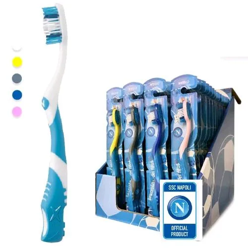 Nemesi Napoli KST-K1NA48 Spazzolino da Denti per Adulto Fantasia Unica Conf 48 Pz.