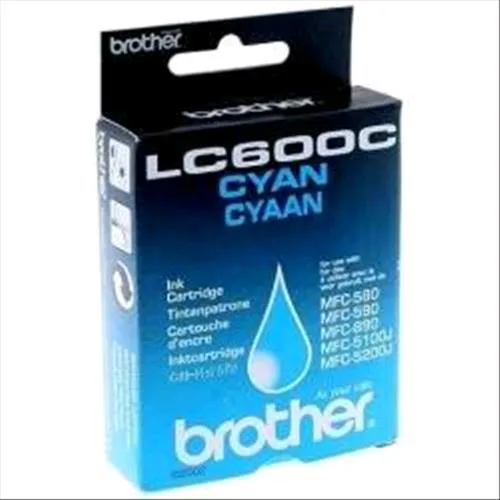 Brother LC-600C Cartuccia Ink Jet Ciano
