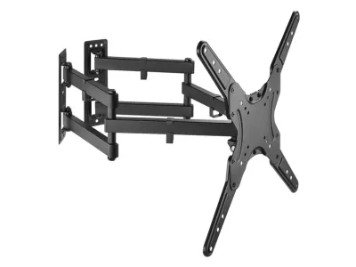 Conceptronic 650328C Supporto Staffa TV a Parete con Snodo 23"-55" Full Motion Corner TV Wall Black