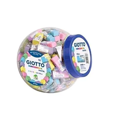 Giotto Boccia Minigomma Pastello 120 Pz.
