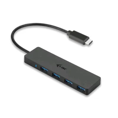 I-TEC Hub 4 Porte USB-C 3.1 Colore Nero