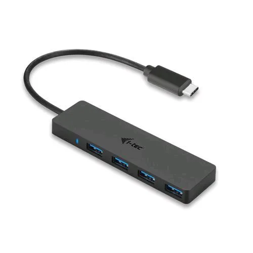 I-TEC Hub 4 Porte USB-C 3.1 Colore Nero