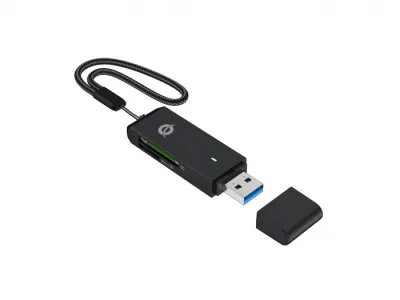 Conceptronic BIAN02B Lettore di Schede SD SDHC SDXC Micro SD/T-Flash Micro SDHC Micro SDXC USB 3.0 Black