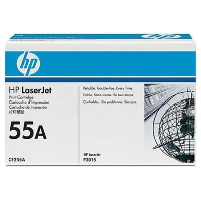 HP 55A Toner Nero per Laserjet P3015D-P3015DN-P3015X-M525DN MFP-M525F MFP-M525C-Pro M521DN-Pro M521DW-P3015 Garanzia Italia (CE255A)