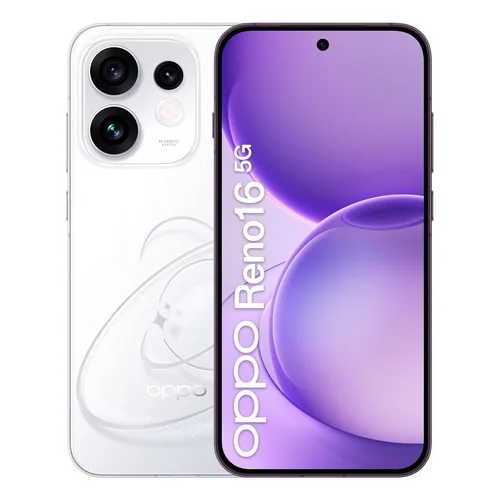 OPPO Reno 16 5G Dual SIM 6.32" Octa Core 512GB RAM 8GB Italia Pop White
