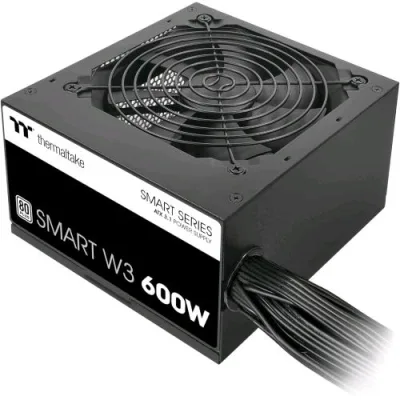 Thermaltake Smart W3 Alimentatore 600 W Non Modulare 80 Plus White ATX 3.1