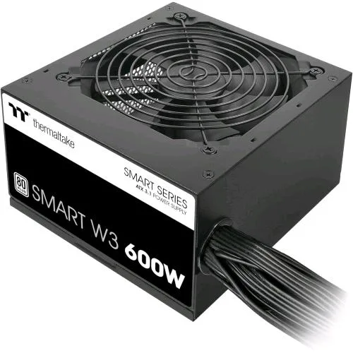 Thermaltake Smart W3 Alimentatore 600 W Non Modulare 80 Plus White ATX 3.1
