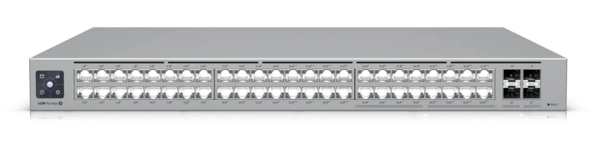 SWITCH 48P POE LAN GIGABIT UBIQUITI USW-PRO-MAX-48-POE L3 16P 2,5GBE