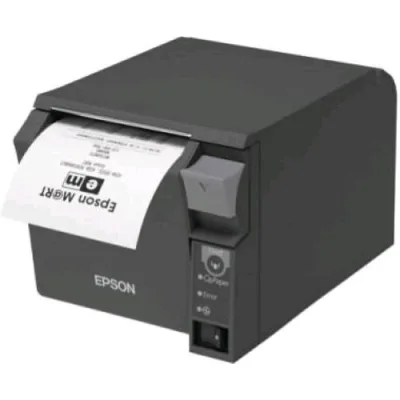 Epson TM T70II Stampante per Scontrini Linea Termica Rotolo (8 cm) 180 DPI fino a 250 mm/Sec USB 2.0, Seriale Taglierina