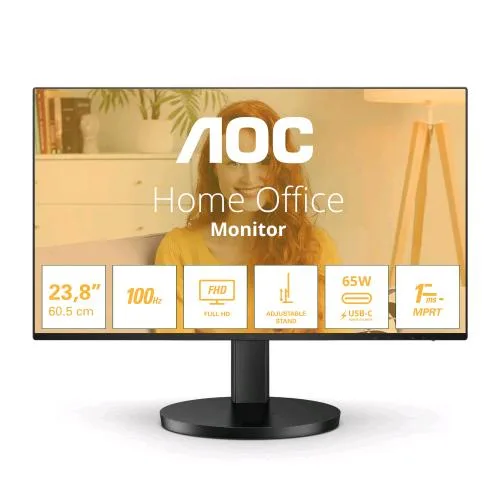 AOC Q27B3CF2 B3 Series 27" LED Quad HD IPS 2560 x 1440 16:9 350 CD/MQ 1MS 100Hz Flicker-Free Altoparlanti Hub USB HDMI Nero